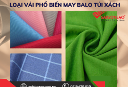 Tham khảo những chất vải quen thuộc khi may ba lô túi xách