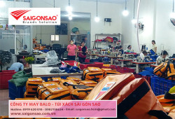 Đặt may balo theo yêu cầu giá rẻ tại Sài Gòn Sao