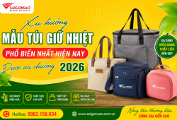 Xu hướng mẫu túi giữ nhiệt phổ biến nhất hiện nay được ưa chuộng 2026