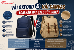Vải Oxford và vải Canvas: Loại nào may balo tốt hơn?