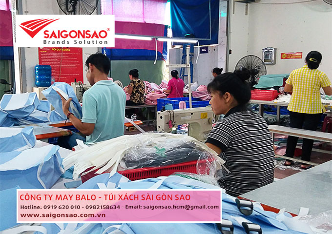 Xưởng may balo túi xách tphcm